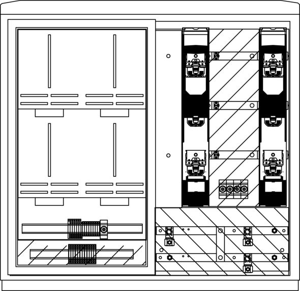 Wandlerschrank Freiluft WS822.N2.N1111
