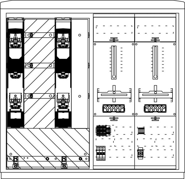 Wandlerschrank Freiluft WS822L.N1.C1101