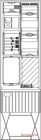 Zähleranschlusssäule ZS341B.S1.12V