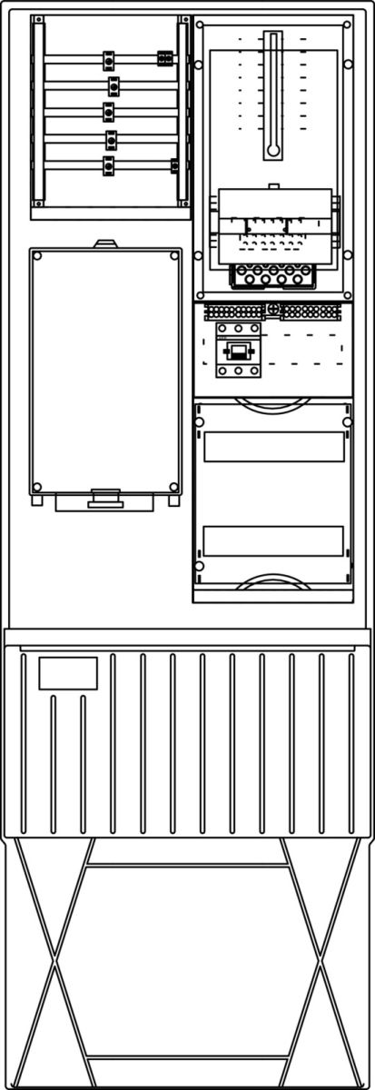 Zähleranschlusssäule ZS321.W4.21