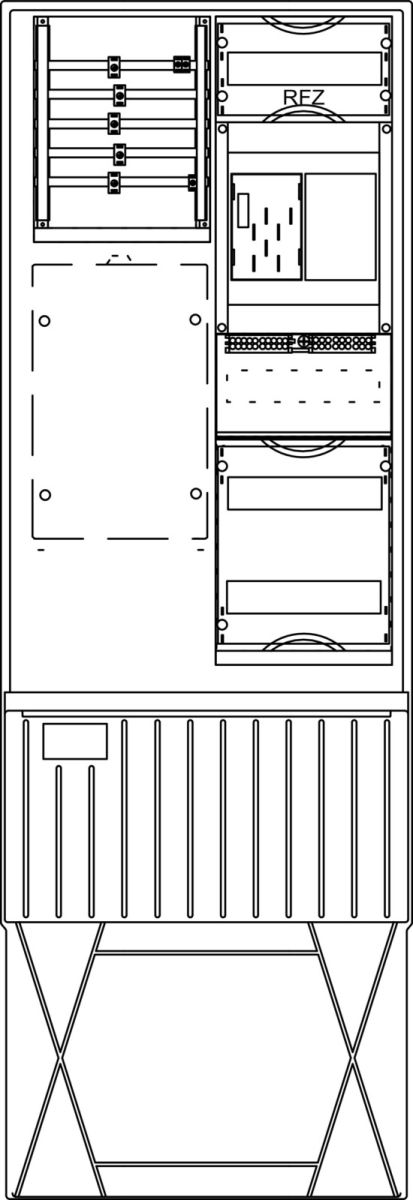 Zähleranschlusssäule ZS321B.N1.36
