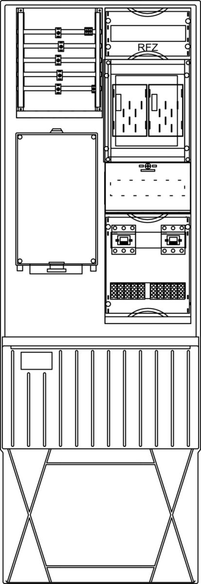 Zähleranschlusssäule ZS322B.W4.A