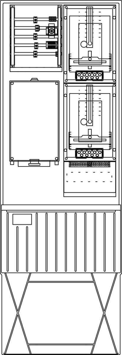 Zähleranschlusssäule ZS322T.W3.12