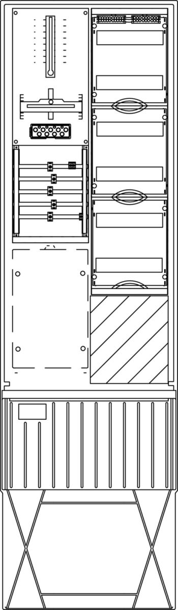 Zähleranschlusssäule ZS341.N1.72