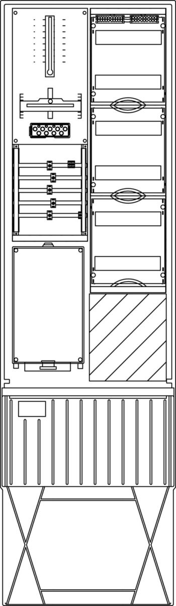 Zähleranschlusssäule ZS341.W1.72