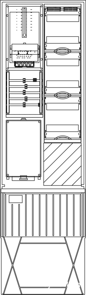 Zähleranschlusssäule ZS341.W2.24