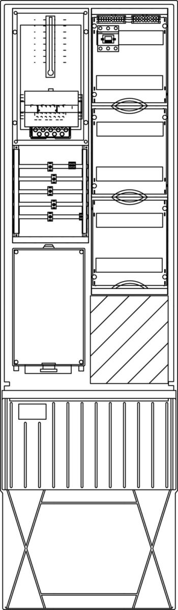 Zähleranschlusssäule ZS341.W4.45