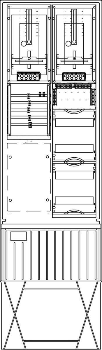 Zähleranschlusssäule ZS342.S2.48