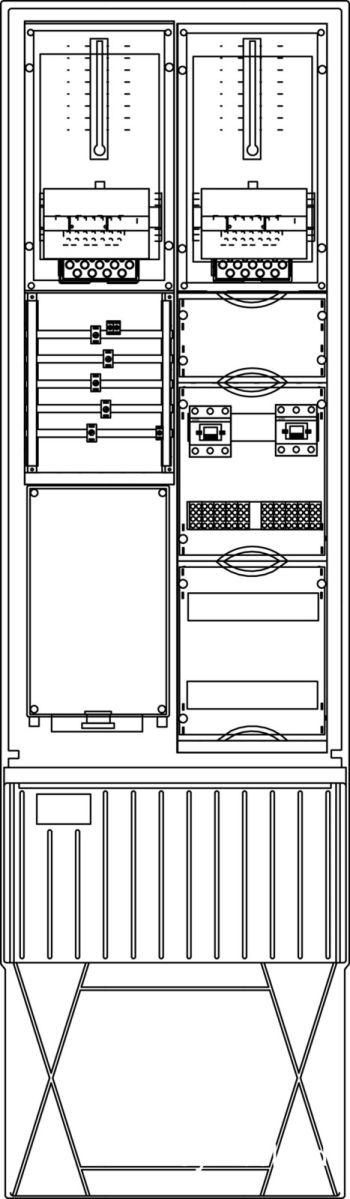 Zähleranschlusssäule ZS342.W4.A