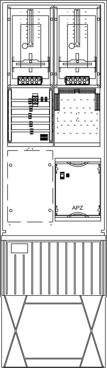 Zähleranschlusssäule ZS342A.N4.12V