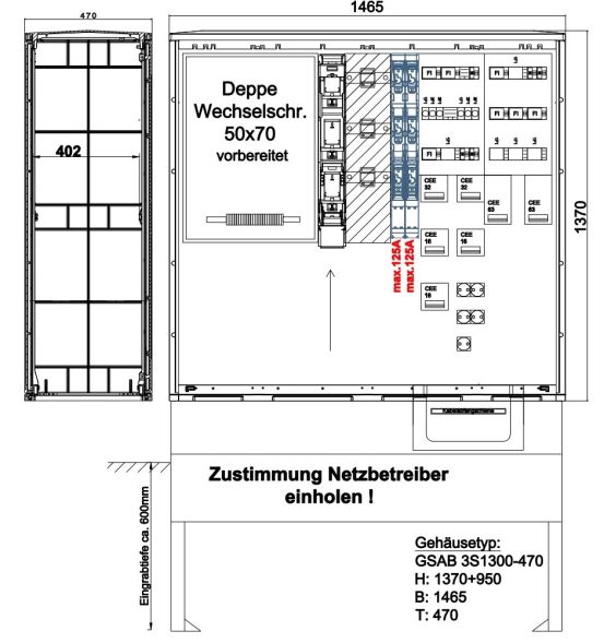 Festplatzverteiler 43.W250FP2632323165S