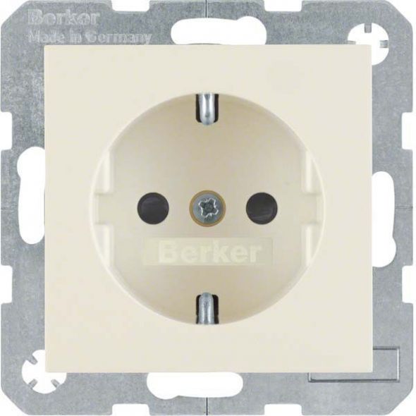 SCHUKO-Steckdose 41238982 weiß glänzend