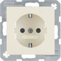 SCHUKO-Steckdose 41238982 weiß glänzend