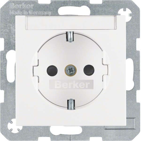 SCHUKO-Steckdose 41498989 polarweiß glänzend