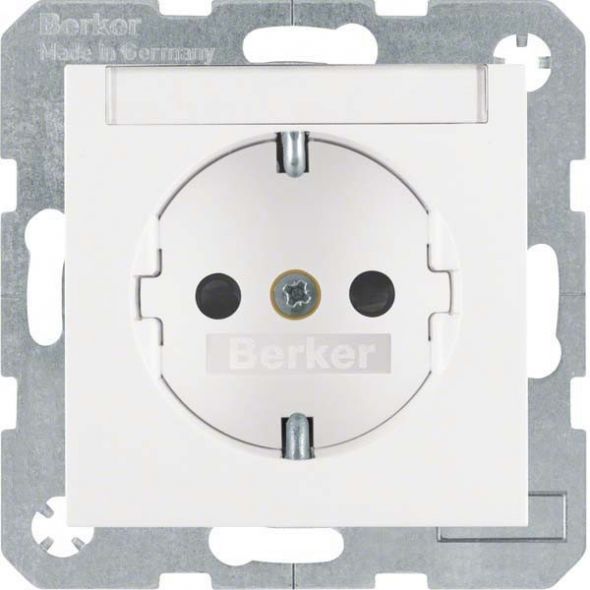 SCHUKO-Steckdose 41498989 polarweiß glänzend