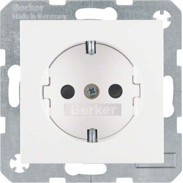 SCHUKO-Steckdose 47238989 polarweiß glänzend