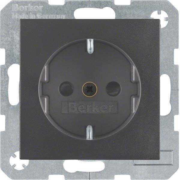 SCHUKO-Steckdose 47231606 anthrazit matt