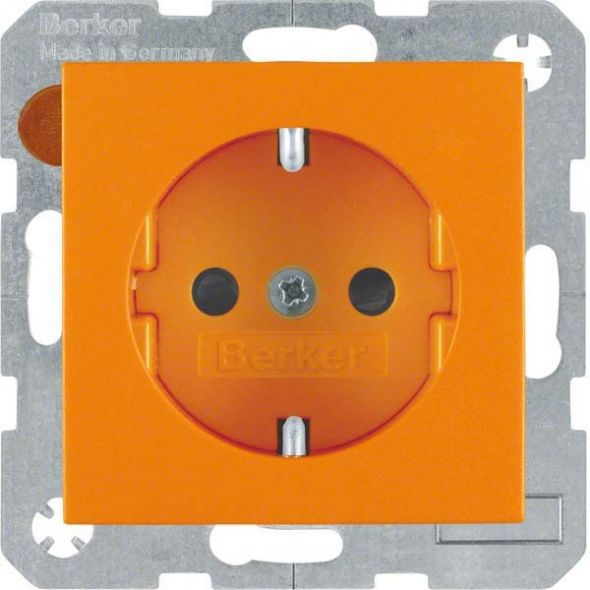 SCHUKO-Steckdose 47231914 orange matt
