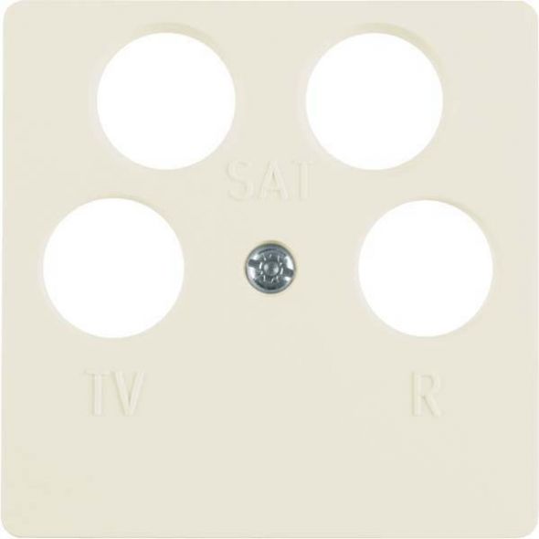 Zentralplatte 148402 weiß glänzend