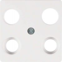 Zentralplatte 148309 polarweiß glänzend