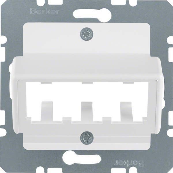 Zentralplatte 14271909 polarweiß matt samt