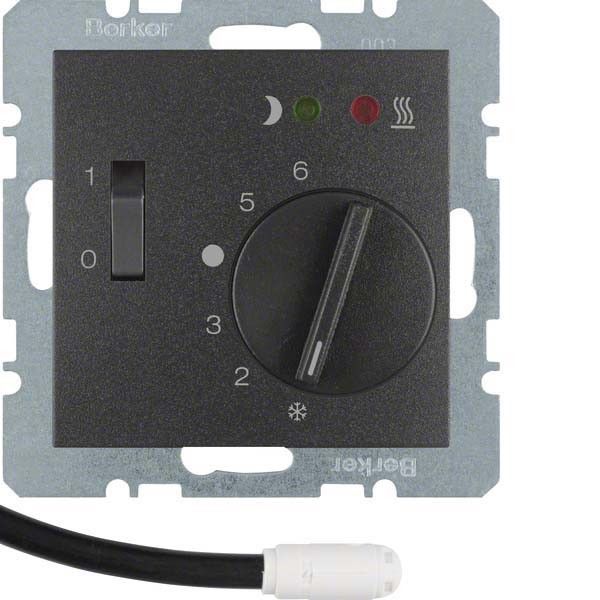 Fußbodentemperaturregler 20341606 anthrazit matt