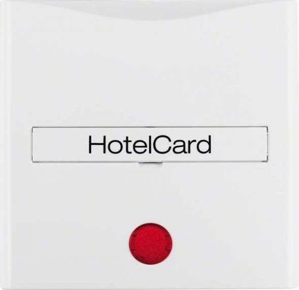 Schalteraufsatz Hotelcard 16408989 polarweiß glänzend