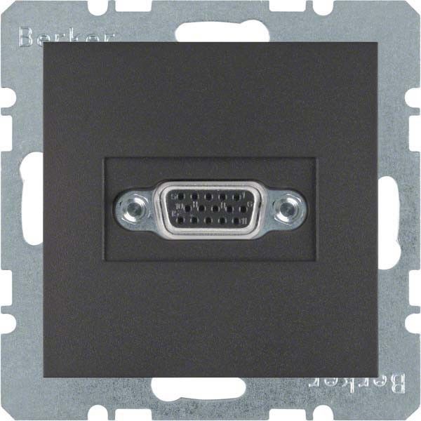 Steckdose VGA 3315411606 anthrazit matt