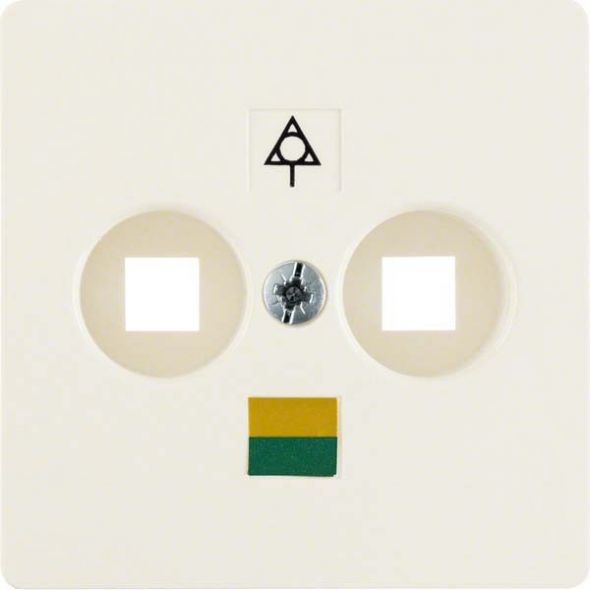 Zentralplatte 140302 weiß glänzend