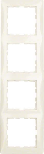 Rahmen 4-fach 10148982 weiß glänzend