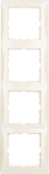 Rahmen 4-fach 10148982 weiß glänzend