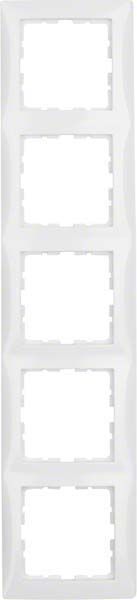 Rahmen 5-fach 10158989 polarweiß glänzend