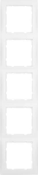 Rahmen 5-fach 10159909 polarweiß matt