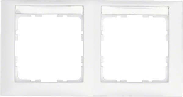Rahmen 2-fach 10229919 polarweiß matt