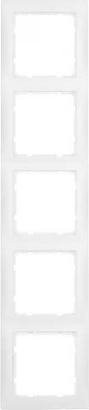 Rahmen 5-fach 10159909 polarweiß matt