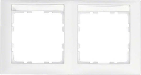 Rahmen 2-fach 10229919 polarweiß matt