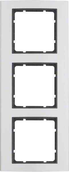 Rahmen 3-fach 10133004 alu anthrazit matt