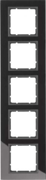 Rahmen 5-fach 10156616 Glas schwarz anthrazit matt