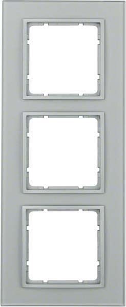 Rahmen 3-fach 10136414 Glas alu matt lackiert