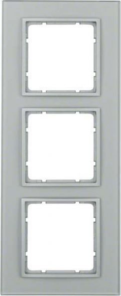 Rahmen 3-fach 10136414 Glas alu matt lackiert
