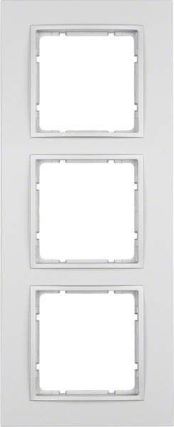 Rahmen 3-fach 10136424 alu matt lackiert