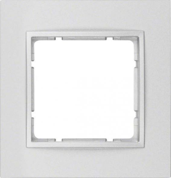 Rahmen 1-fach 10116424 alu matt lackiert