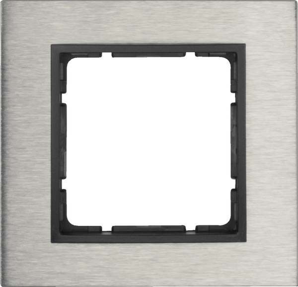 Rahmen 1-fach 10113606 edelstahl anthrazit matt