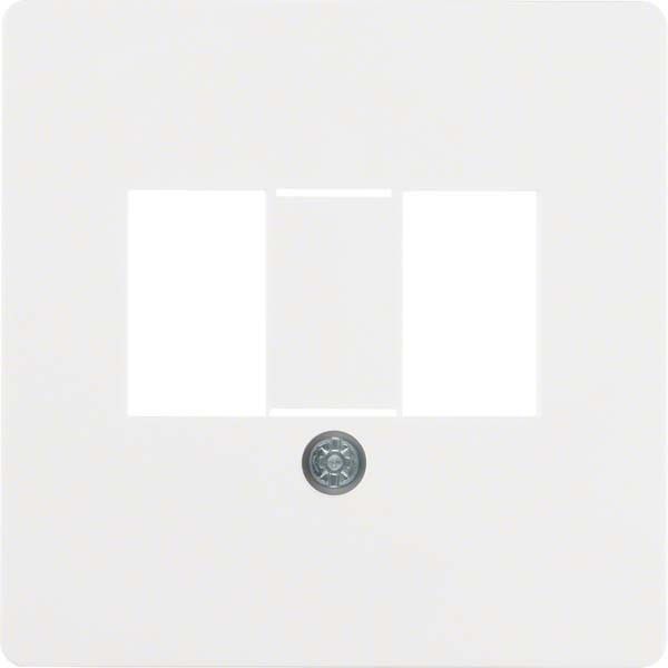 Zentralplatte 145809 polarweiß glänzend