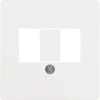 Zentralplatte 145809 polarweiß glänzend