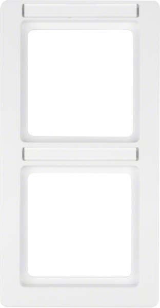 Rahmen 2-fach 10126019 polarweiß samt
