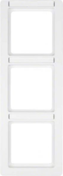 Rahmen 3-fach 10136019 polarweiß samt