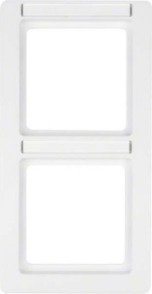 Rahmen 2-fach 10126019 polarweiß samt