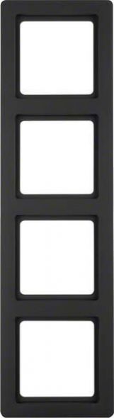 Rahmen 4-fach 10146086 anthrazit samt lackiert