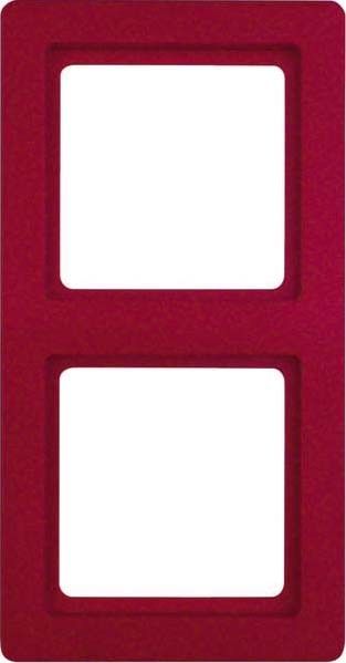 Rahmen 2-fach 10126062 rot samt